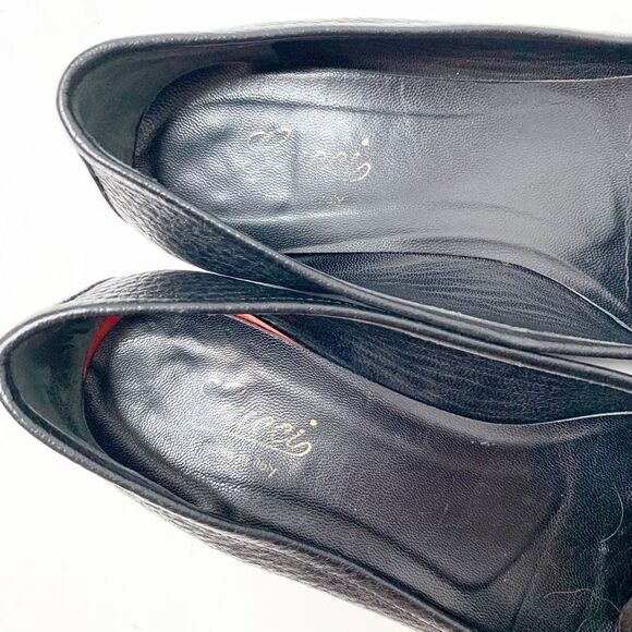 Gucci Classic Vintage Bamboo Horse Bit Black Leather Loafer Flats Women’s Size 7 - Picture 9 of 12